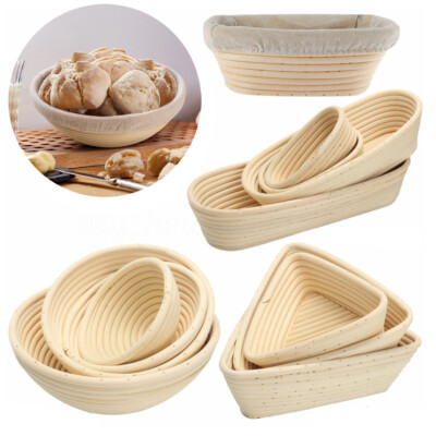 Grkrbchen Grkorb Peddigrohr Rattan Leineneinsatz Gebck Brotkorb  Obstkorb | eBay.de