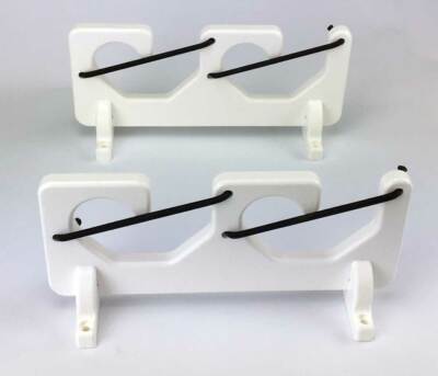 Fishing Rod Pole Reel Holder Gunwale Boat Mount Rack Bungee Secure Low  Profile