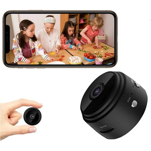 1 PIEZA Mini Cámaras para Seguridad en el Hogar, 1080P HD Mini Cámara Wi-Fi Inalámbrica, Pequeña  - Foto 1 de 12