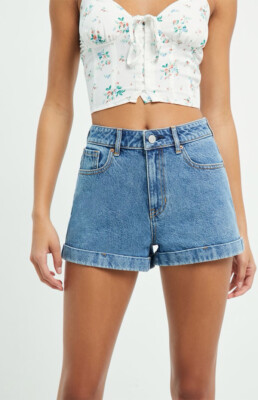 Pac Sun Mom Denim Jean Shorts (Size 22 