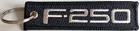 F-250 Embroidered Key Chain/ Fob, Ford, American, trucks, automobile