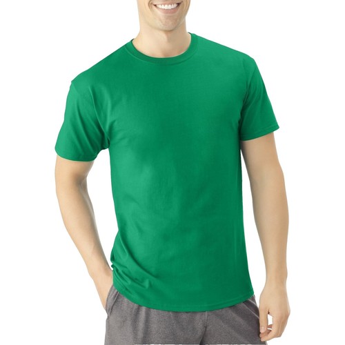 Classic Fruit Of The Loom T-Shirt – Soft Cotton, Full Cut Fit (Kelly Green, XXL)