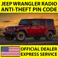 ✅JEEP WRANGLER CAR RADIO ANTI-THEFT UNLOCKING PIN CODE FAST & RELIABLE SERVICE✅