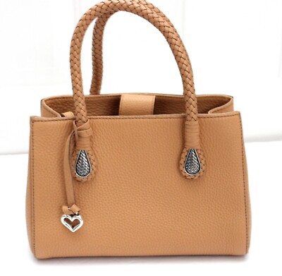 BRIGHTON Ferrara Cosette Camel Mini Tote Organizer Handbag