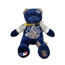 RARE Derek Jeter World Series 2000 Team Beans Authentic Beanie Plush Bear