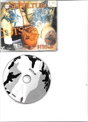 SEPULTURA RARE UK MAXI CD ATTITUDE