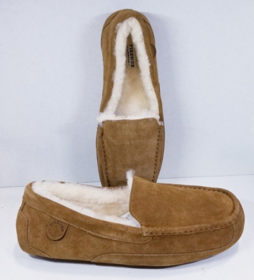 Fireside by Dearfoams Melbourne Shearling Moccasin Slipper  display picture 1