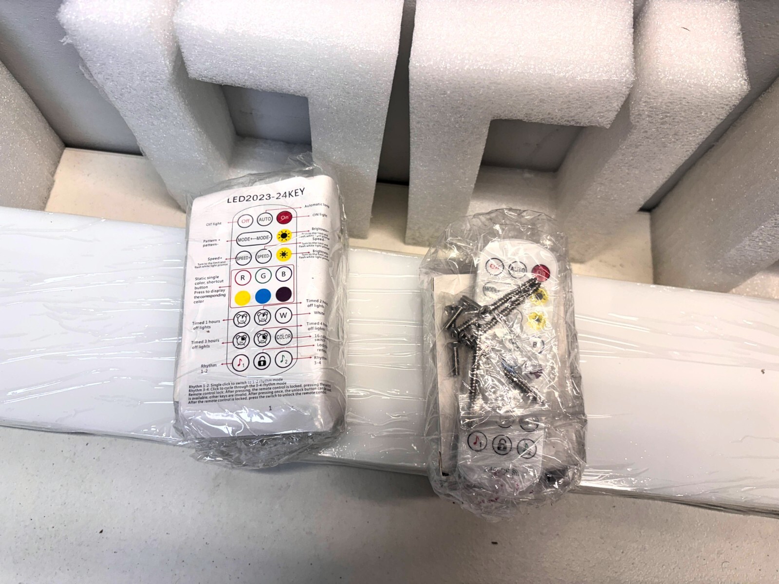 SET OF 2 - LED Liquor Bottle Display Shelf - 32" - Remote App - Floating Bar