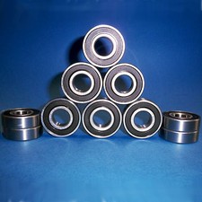 10 Kugellager 6208 2RS / 40 x 80 x 18 mm