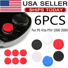 6x Analog Thumb Stick Joystick Grip Silicone Cap Cover For PS Vita PSV 1000 2000