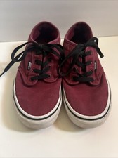 VANS / MAROON BURGUNDY CORE CLASSIC / SIZE 6 U.S. YOUTH Sneakers Shoes Low Top