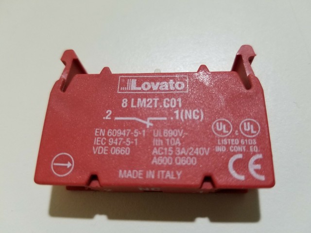 Lovato 8LM2T.C01 Contact Block | eBay
