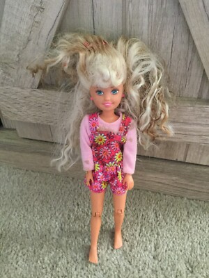 1996 Mattel Barbie Bicyclin  Stacie #16734 Stacie Barbie Doll Articulated Jumper