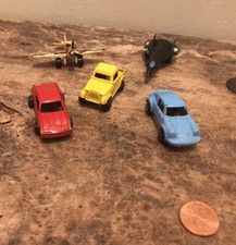 Vintage Tootsie Toy Lot 5 Cars, Pickup Truck and Air Planes