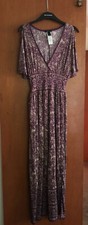 Mango floral long greek style dress size S