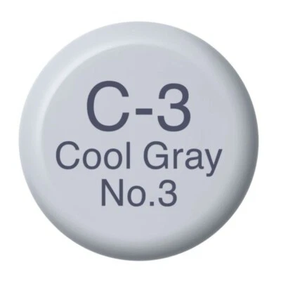 (620,83€/L) COPIC Ink Typ C3 cool gray No.3 12 ml Nachfüller