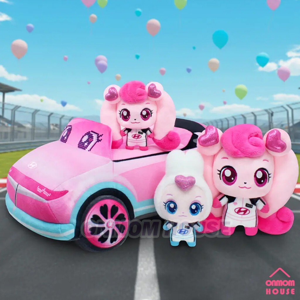 Catch teenieping Hyundai X Teenieping Heartsping Car Cusion Plush