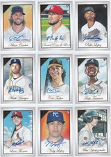 2019 TOPPS GALLERY AUTO UPICK CIMBER LOPEZ TUCKER STEWART AVILA SANTANA RC