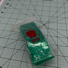 APPLE BRAND BAGS 1.5x1.5 2mil Green ZIPLOCK BAGS baggies 1.5" 1515 15