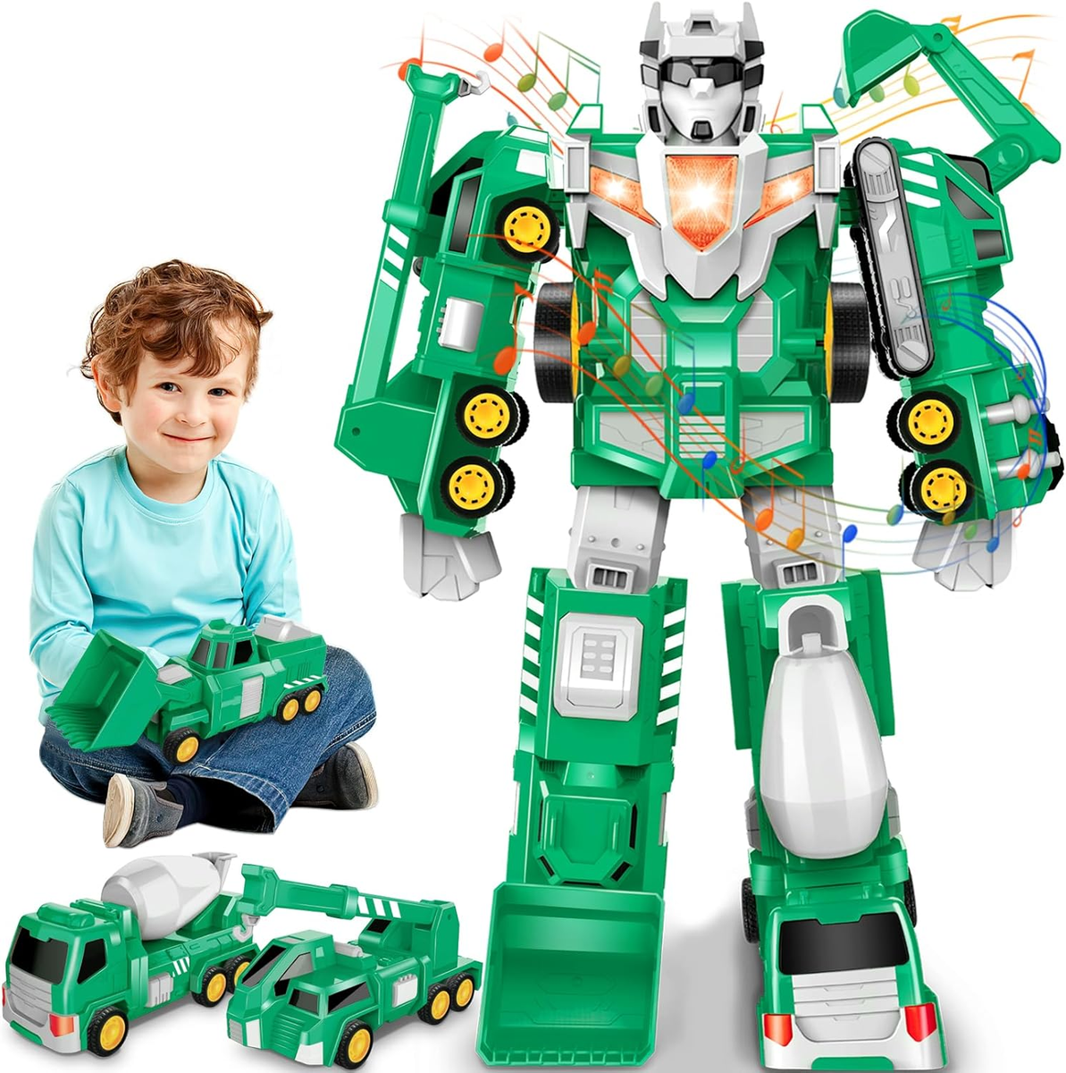 Toys for Year Old Boys Transform Robot Kids Toys Cars