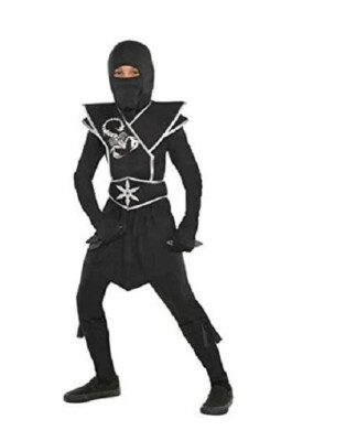 Amscan Black Ops Ninja Child Costume, Medium