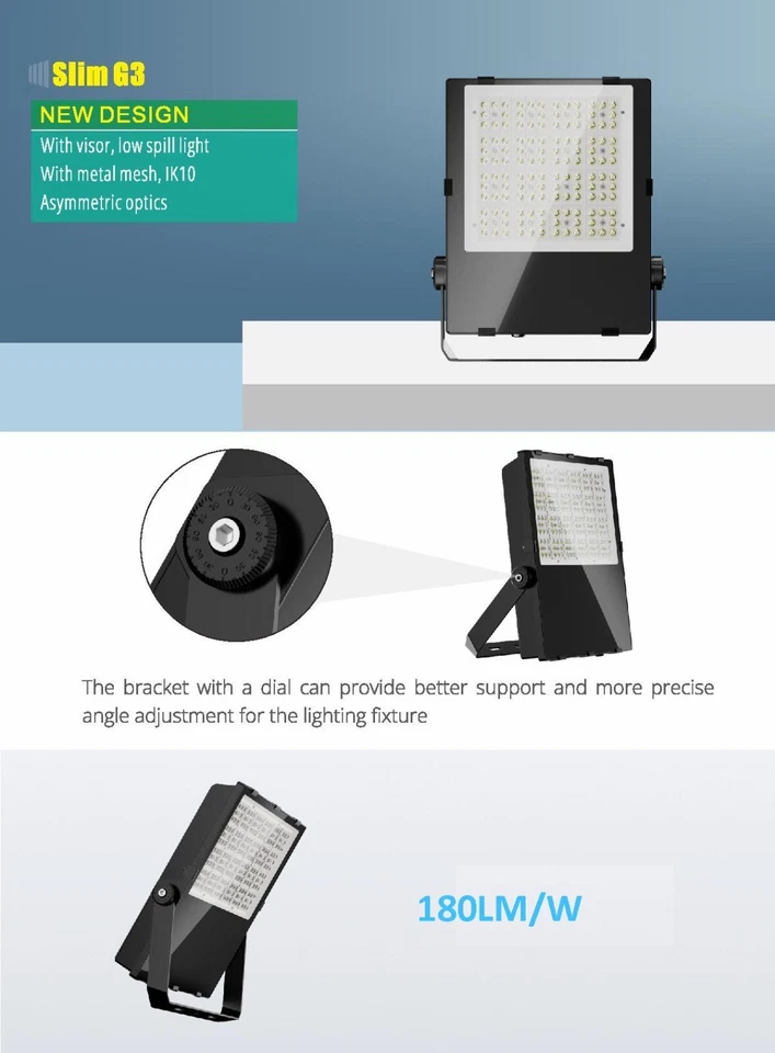 LED Flood Light 100W - 400W Padel Tennis Court 5 side Football Bowling Green etc - Image 3 of 4