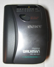 Sony Walkman WM-FX321 FM/AM Cassette Player , New Drive Belt  Serviced.