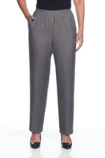 Alfred Dunner Petite Polyester Pull On Pants Short Length 09300