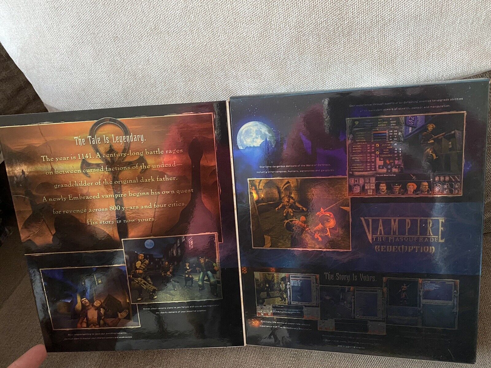 Vampire The Masquerade Redemption Big Box PC Game - Retrogameking