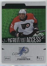 2024 Credentials 2024-25 Upper Deck Update Green 20/25 Tyson Foerster Auto 12ee