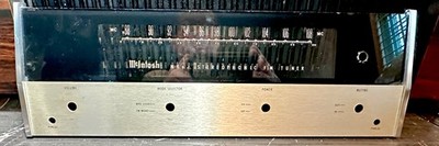 McIntosh MR67 Tuner Faceplate & Glass,  Nice Condition