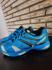 Babolat Tennis V Pro2 Shoes Blue Yellow Men s Size 4.5 Court Athletic Sneakers