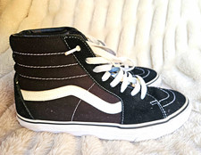 VANS Sk8-Hi Black/White High Top Lace-Up Snea...