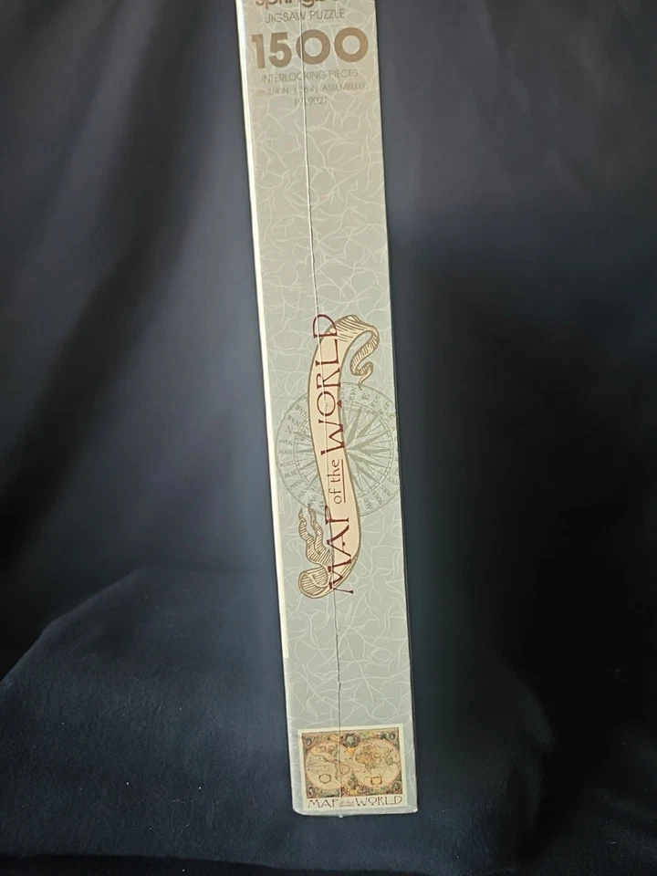 Vintage Springbok "Map of the World" 1500pc Factory Sealed - Image 3 of 4