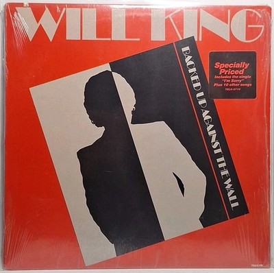 1985 WILL KING Backed Up Against The Wall Vinyl LP TEL6-5710