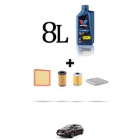 Hoffcar Servicekit 4 Filter Und 8L ÖL FüR Renault Vel Satis 2.0 DCI 110KW Dal