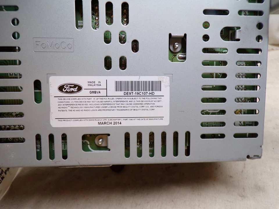 13 14 Lincoln Lincoln MKT Radio Cd Mechanism DE9T-19C107-HD B611 - Image 3 of 4