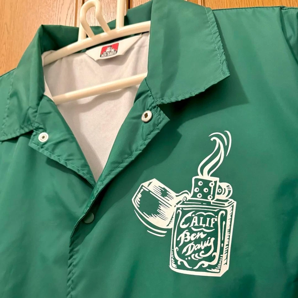 Ben Davis Coach Jacket Green Size L Japan - Image 4 of 4
