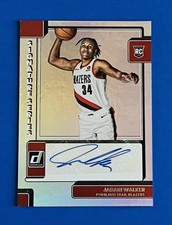 2022-23 Donruss Jabari Walker Signature Series Holofoil Rookie Auto Card #SS-JWL