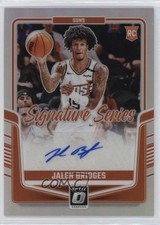 2024-25 Panini Donruss Optic Signature Series Holo Prizm Jalen Bridges Auto 15ts