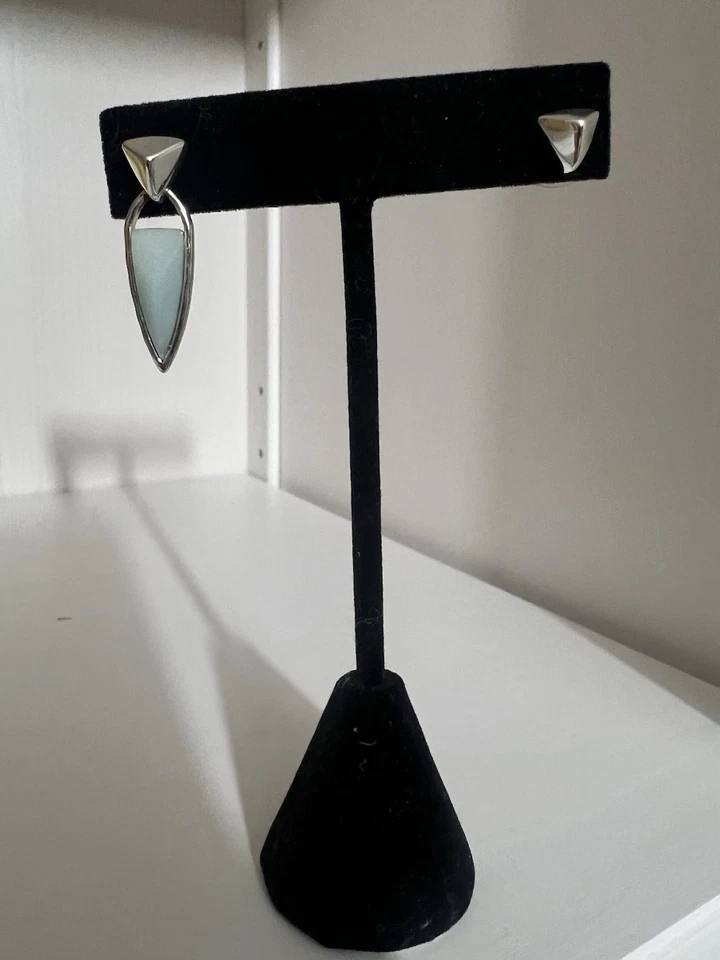 Stella & Dot Sommerville耳环3合1银色 — 第 3/4 张图片