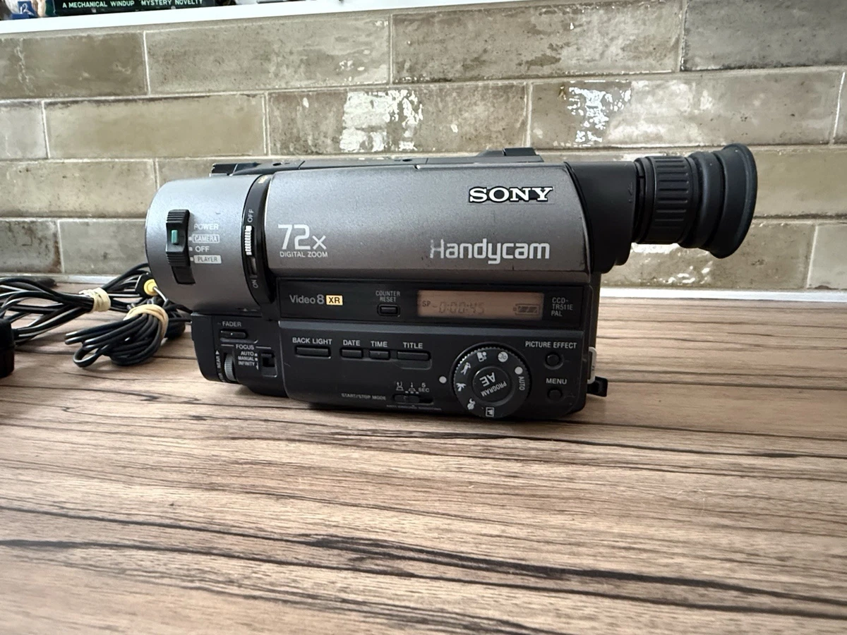 Sony Handycam CCD-F385E – Caméscope Video8, Pour Pièces (ne Fonctionne Pas)