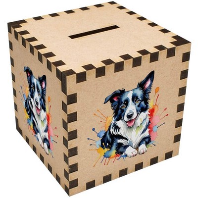 Spardose / Sparschwein ''Bunter Border Collie'' (MB00123412)