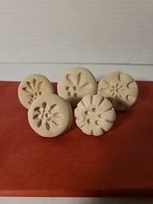 Vintage Maraners Ręcznie robione znaczki z prymitywnej gliny Ciasteczka 