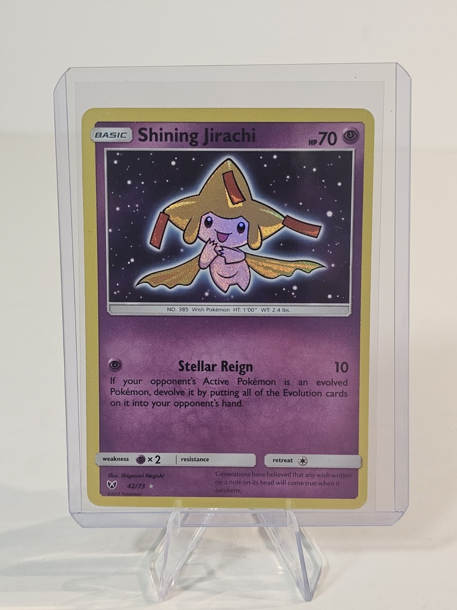 Pokmon TCG Shining Jirachi Shiny Holo Rare Shining Legends 42/73 | eBay
