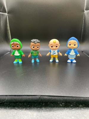 Cocomelon Family & Friends 3'' Figure Baby Shark Theme Toy Set of 4 Figures