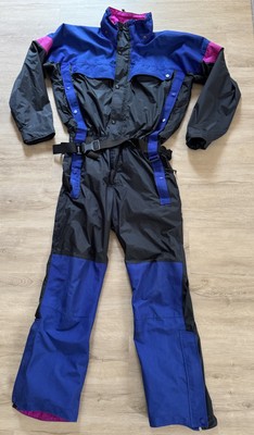 Vintage REI Snow Suit Mens Large Blue Black Gore-Tex One Piece