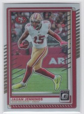 #194 2025 Donruss Optic BASE Jauan Jennings San Francisco 49ers
