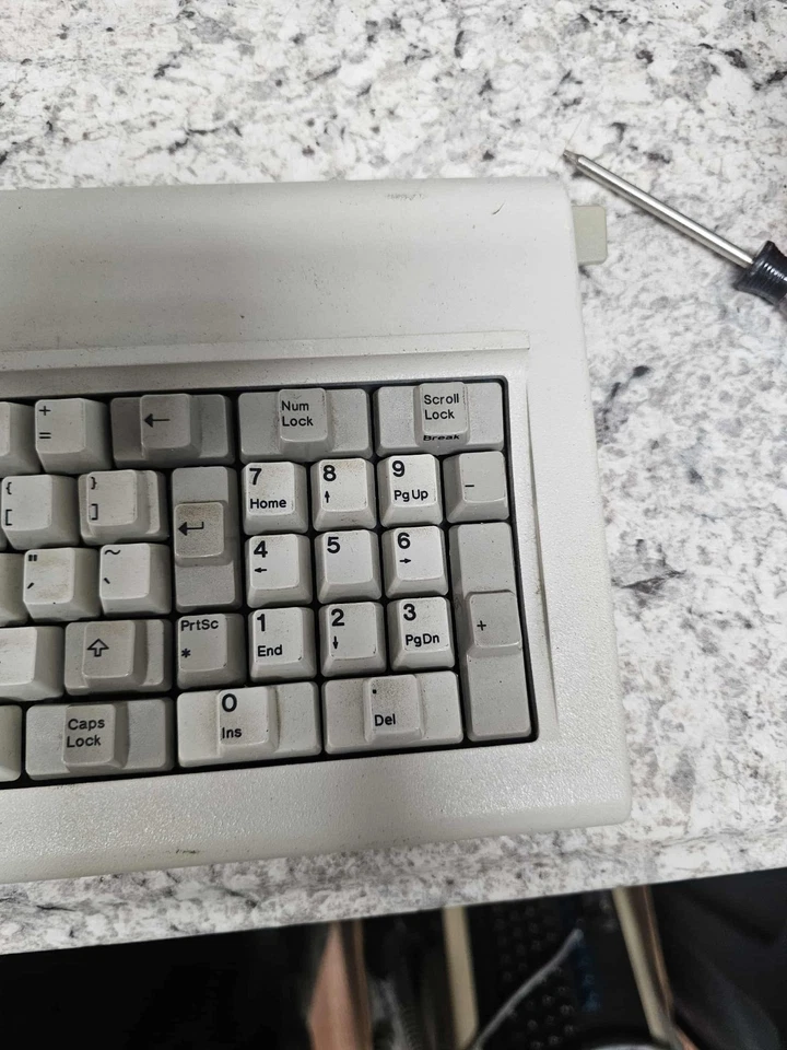 Working Vintage IBM XT Personal Computer Keyboard Mechanical Clicky 5pin Model F - Image 4 of 4