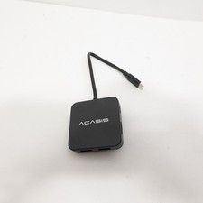 Acasis USB-C Hub Multiport Adapter HDMI USB 3.0 Model HB0706 Black Tested